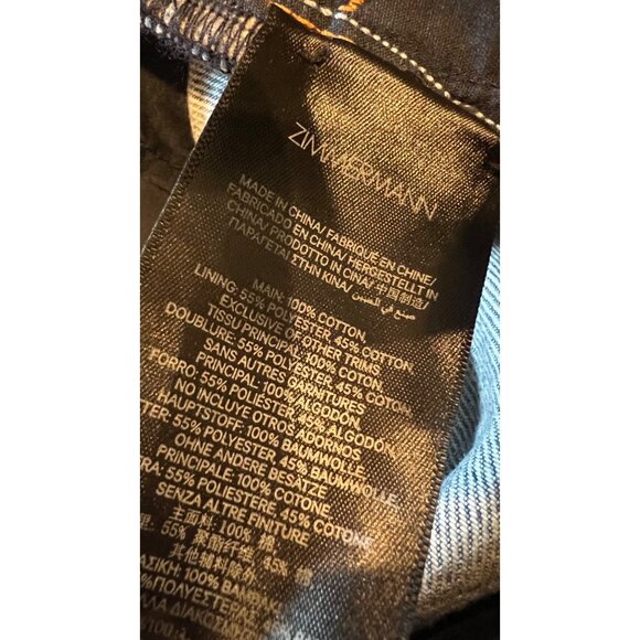 Zimmermann Wide Leg blue Jeans size 2/ US 8 - Picture 15 of 16